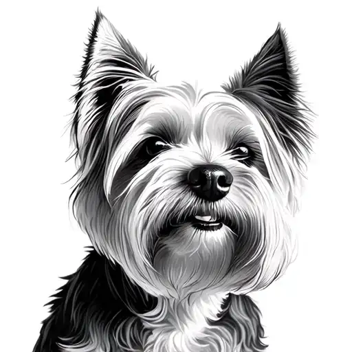 Westie tattoo design idea