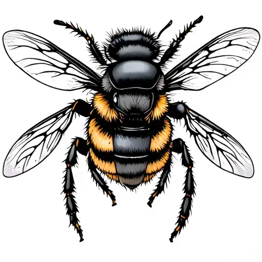 Bumble Bee tattoo design idea