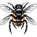 Bumble Bee tattoo design idea