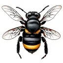 Bumble Bee tattoo design idea
