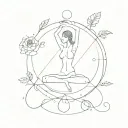 Paradoxical. Finding Balance. tattoo design idea