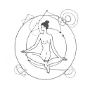 Paradoxical. Finding Balance. tattoo design idea