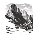 Zion National Park tattoo design idea