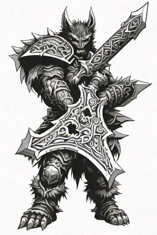 Monster Hunter Weapon Types tattoo design idea