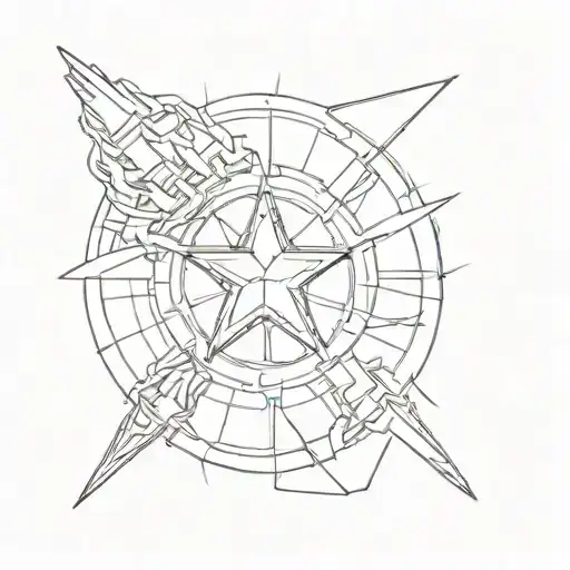 the winter soldier emblem tattoo design idea