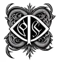 Two Word Ambigram Generator tattoo design idea