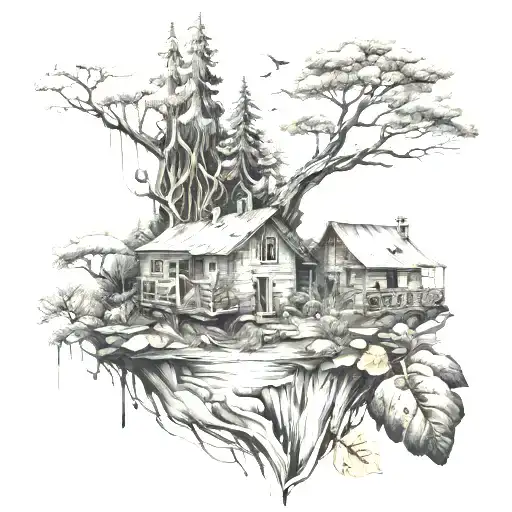 when life is bigger than fear tomorrow, use image from nature tattoo design idea