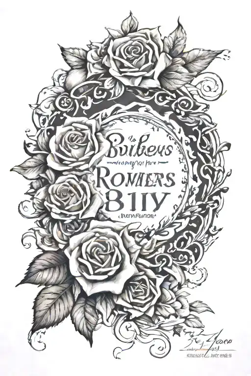 Meaningful tattoo dedicated to my mothers bday (20/05/1967) , and biblical verse - [ ] ROMANS 8:11- [ ] HEBREWS 13: tattoo design idea