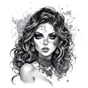 Slut tattoo design idea