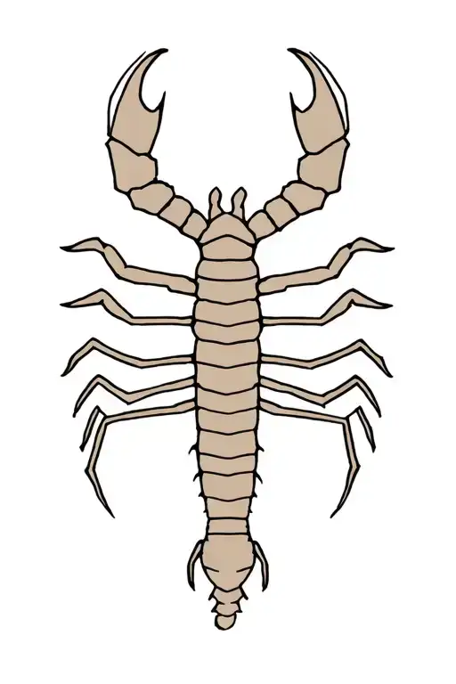 scorpio horoscope sign tattoo design idea