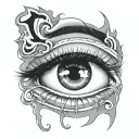 michael jackson eye tattoo design idea