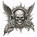 let from hell to heaven tattoo design idea