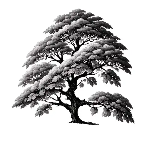 Walnut Tree tattoo design idea