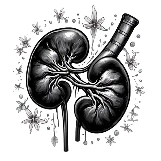 Kidney Transplant tattoo design idea
