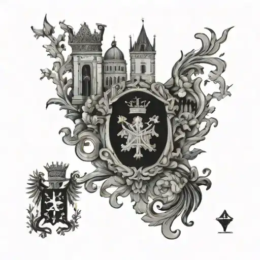 czech republic family tattoo design idea