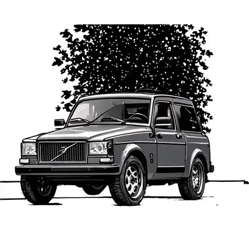 Volvo tattoo design idea