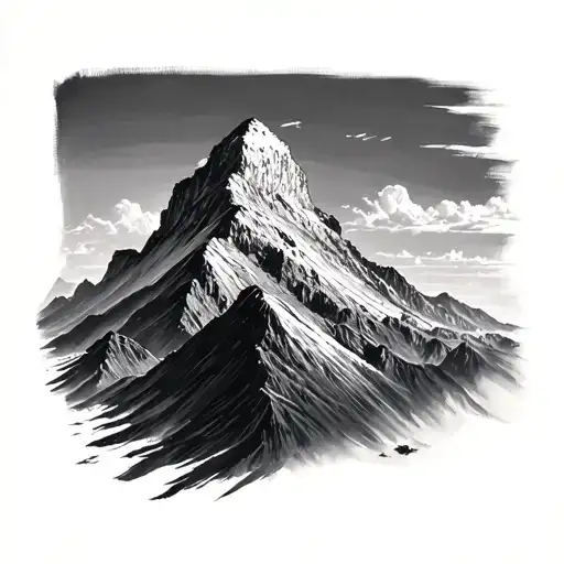 Table Mountain tattoo design idea