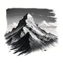 Table Mountain tattoo design idea