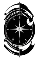 clock name Messiah tattoo design idea
