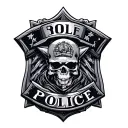 Police tattoo design idea