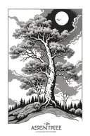 Aspen tree  tattoo design idea