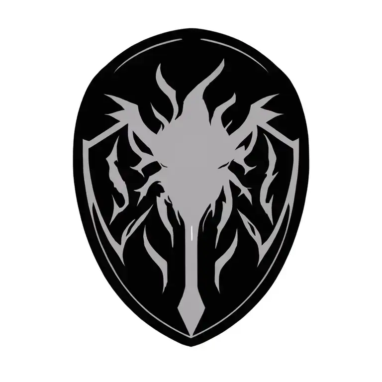 Skyrim logo tattoo design idea