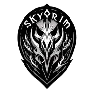 Skyrim logo tattoo design idea