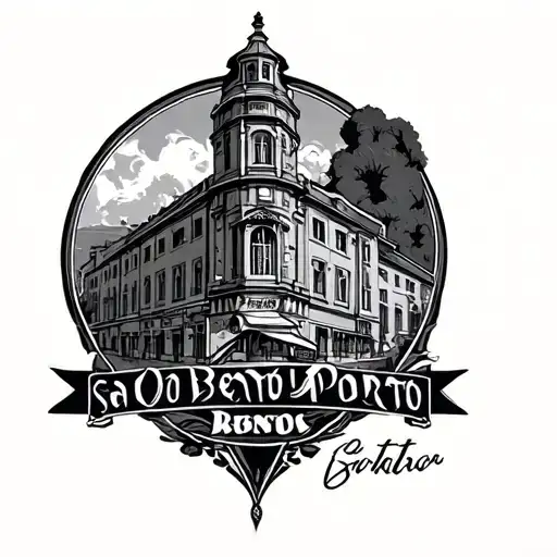 Sao Bento Porto tattoo design idea