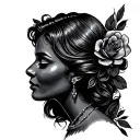 Memorial Mom tattoo design idea