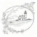 cape cod arm tattoo tattoo design idea