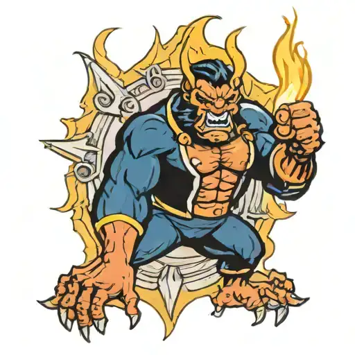 Balrog tattoo design idea