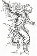 bleach anime tattoo design idea