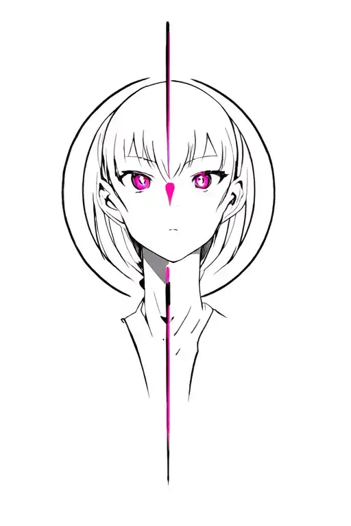 Neon Genesis Evangelion tattoo design idea