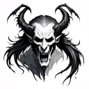 lucifer tattoo design idea