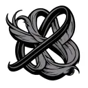 224 Infinity Symbol tattoo design idea
