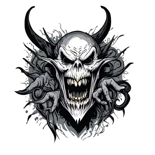 Boogeyman word tattoo design idea
