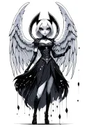 angel dust hazbin hotel Alistair hazbin hotel. dots, lines, circles. tattoo design idea