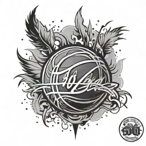 605 basketball south dakota hip hop tattoo design idea