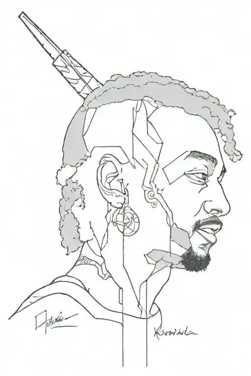 Kendrick Lamar tattoo design idea