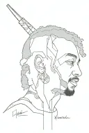 Kendrick Lamar tattoo design idea