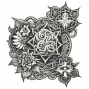 biblical tattoo design idea