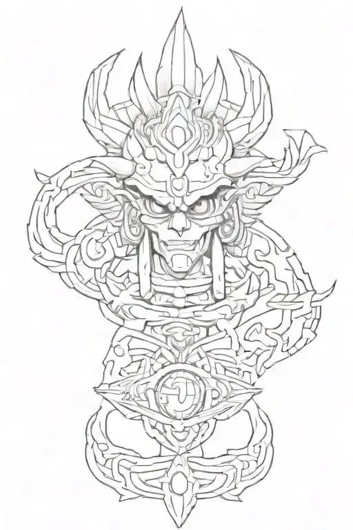 Yugioh Exodia tattoo design idea