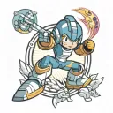 Mega Man tattoo design idea