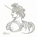 Alexander the Great tattoo design idea
