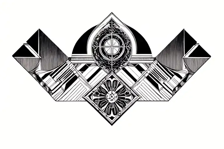 vatican saint peters tattoo design idea