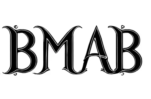 "BMAB" tattoo design idea
