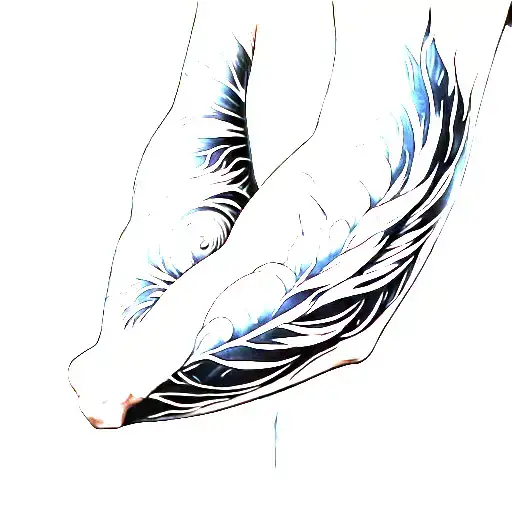 On Triceps tattoo design idea