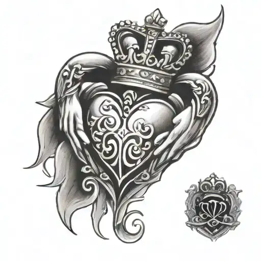 claddagh chest tattoo design tattoo design idea