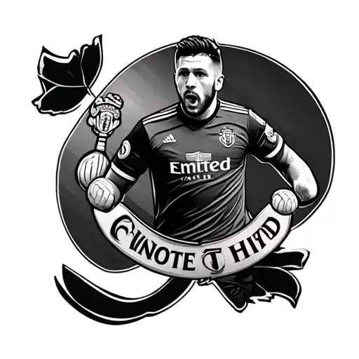 Man Utd tattoo design idea