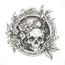 Life goes on tattoo design idea